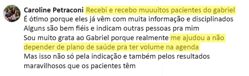 Depoimento 3 — Site de indicação profissional