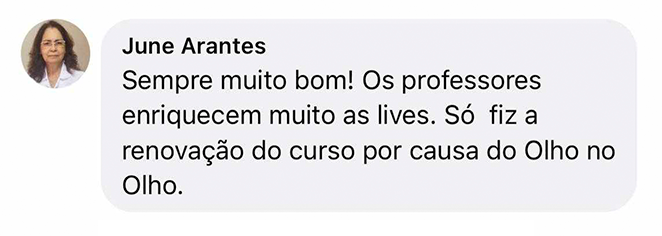 Depoimento 3 — Olho no Olho